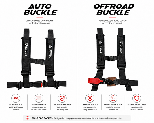 Commander Max Rear Bench Seat (2021+) W Harnesses