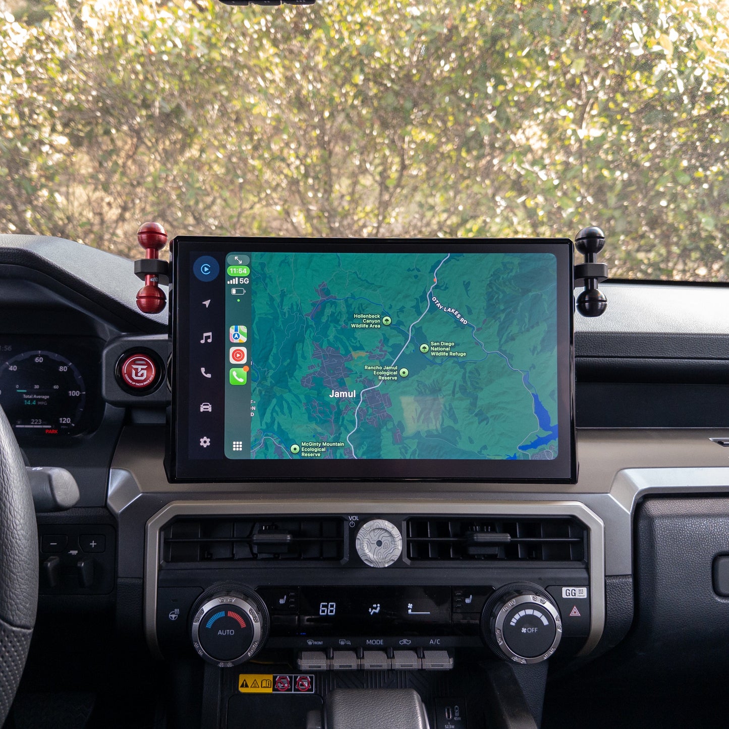 Billet Aluminum 4th Gen Tacoma / 6th Gen 4runner Dashtop Multi Mount (DMM)