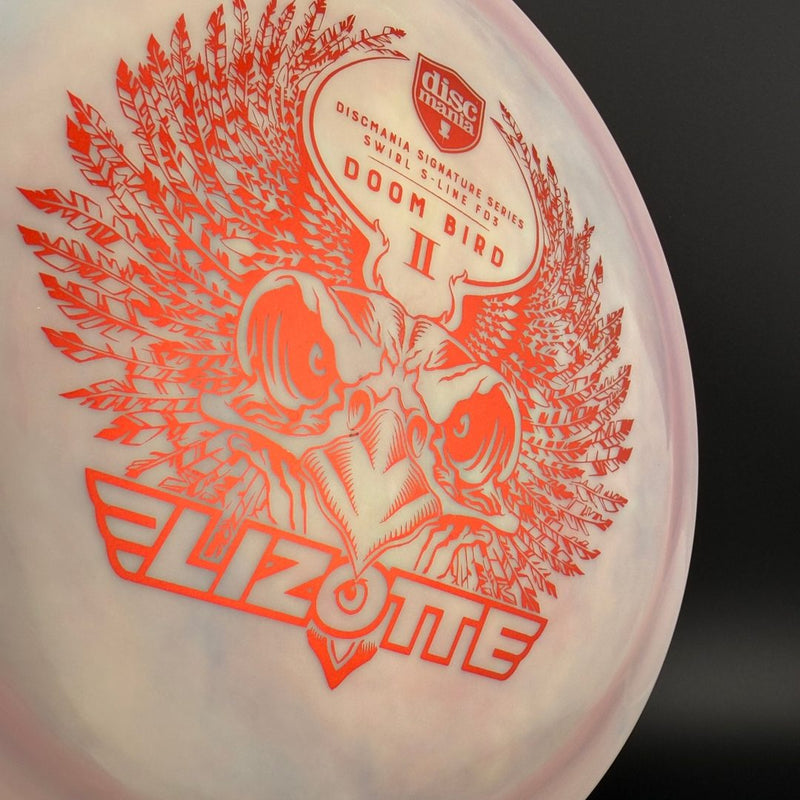 Load image into Gallery viewer, Swirly S-Line FD3 - Doom Bird 2 Red - Simon Lizotte
