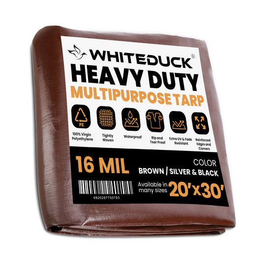Super Heavy Duty Poly Tarp Cover Thick 16 Mil, 8 oz