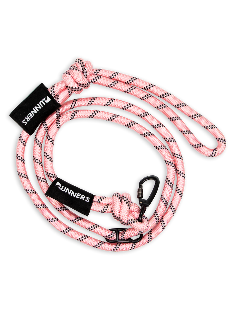 Load image into Gallery viewer, Pastel Pink Running Hands-Free Dog Leash

