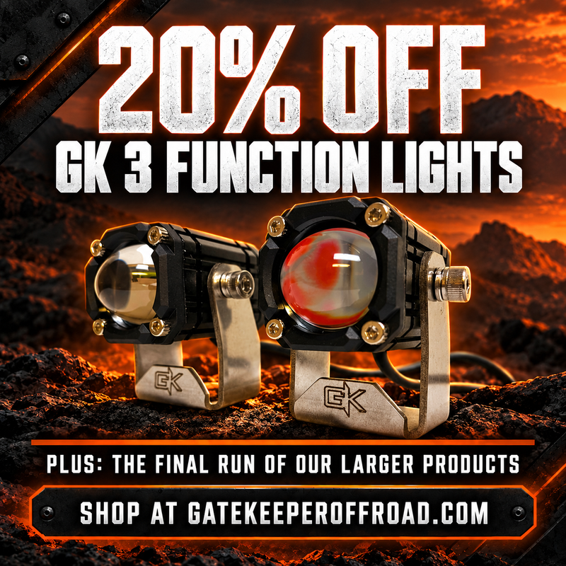 Load image into Gallery viewer, GK "Easy Switch" 3 Function LED Amber/White Pod Lights
