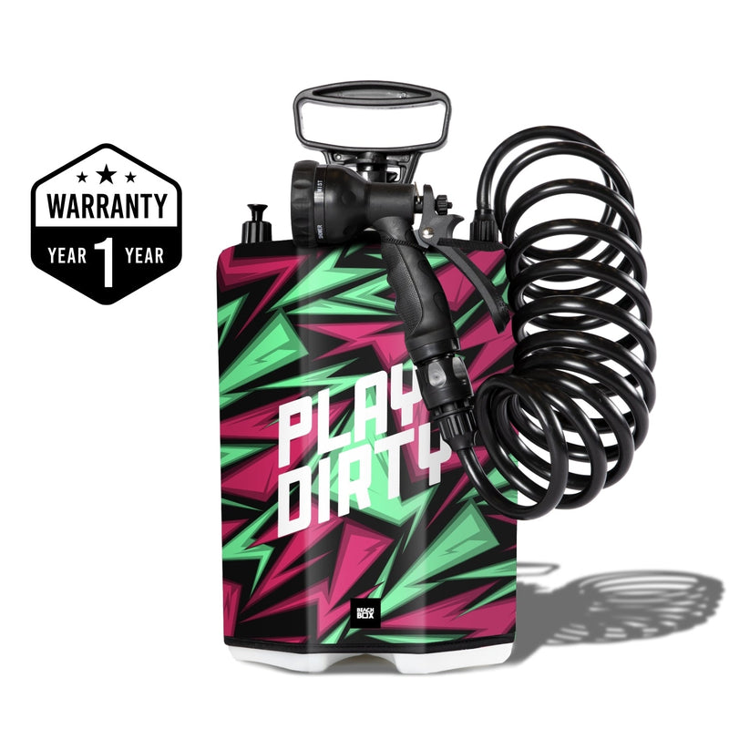 Load image into Gallery viewer, BeachBox Portable Shower Tank - &#39;Play Dirty&#39;
