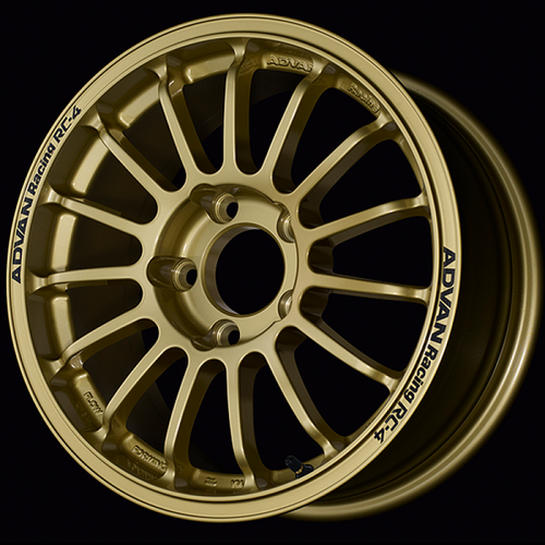 Advan RC-4 15x7.0 / +35 Offset / 5x114.3 / 73mm Bore / Rally Gold YAU5E35EZ