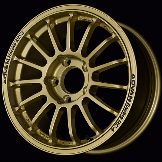 Advan RC-4 15x7.0 / +35 Offset / 5x114.3 / 73mm Bore / Rally Gold YAU5E35EZ