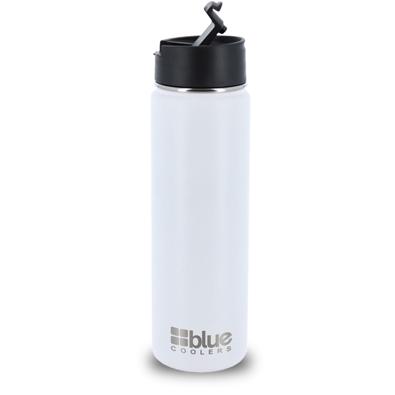 Load image into Gallery viewer, Drinkware - 20 oz. Steel Double-wall Vacuum Insulated Flask (Snap Top Lid)
