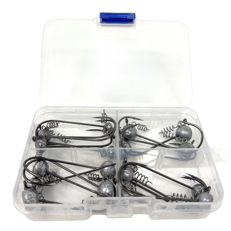 Load image into Gallery viewer, Reaction Tackle Lead Stand-Up Shaky Head Jigs (10 pack)
