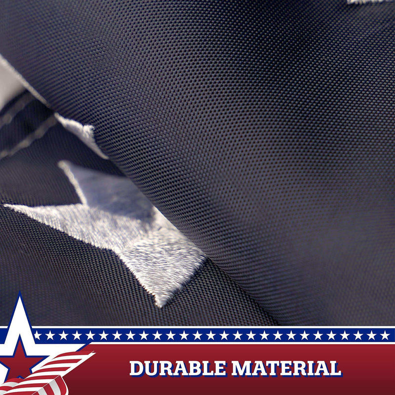 Load image into Gallery viewer, USA Pleated Fan Flag Star 1.5x1.5FT Center Quarter Circle Embroidered Polyester Stars and Stripes - Skoutley Outdoors LLC
