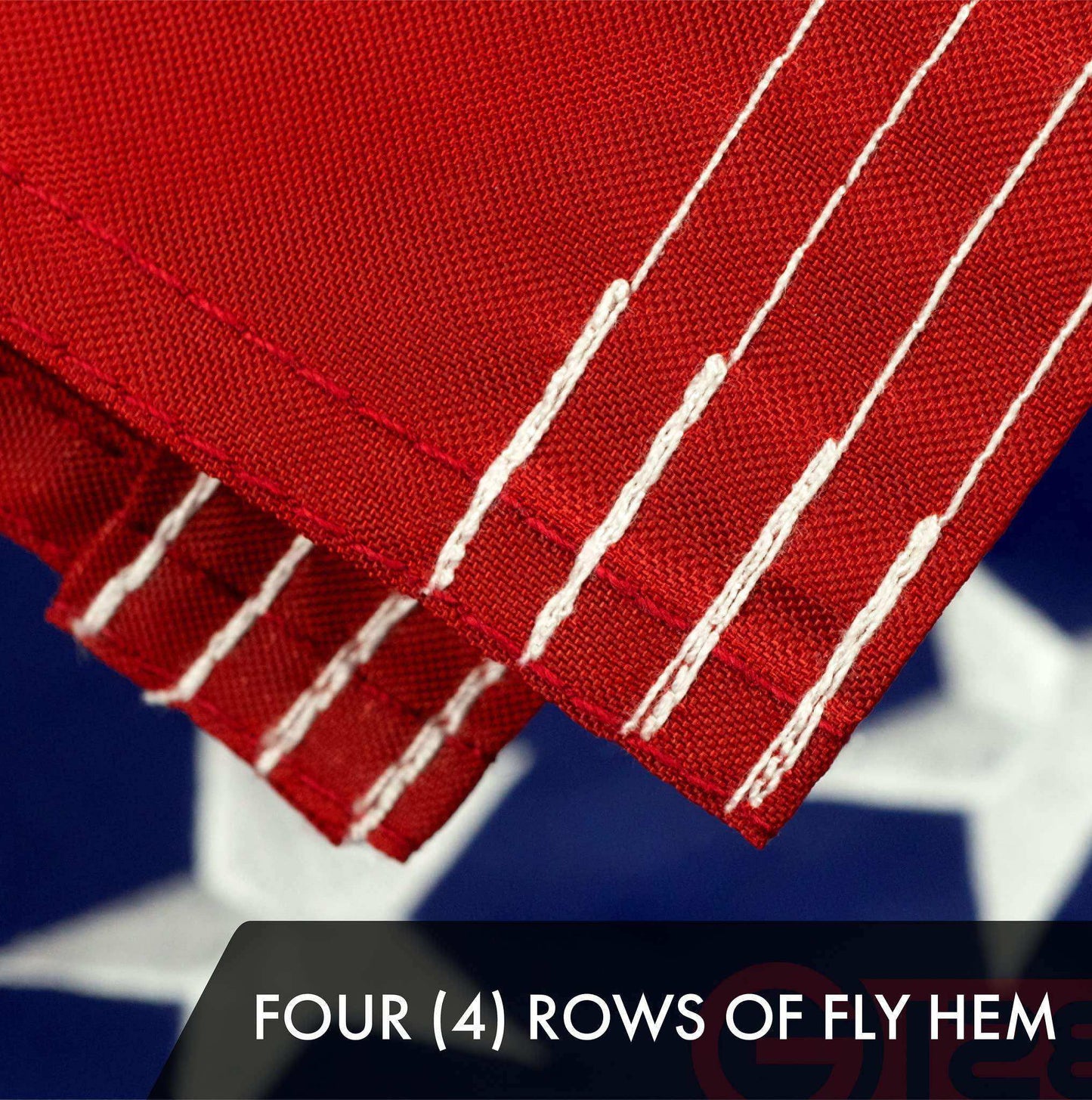 Combo Pack: USA American Flag 3x5 Ft Embroidered Stars & Christian Flag 3x5 Ft Embroidered - Skoutley Outdoors LLC
