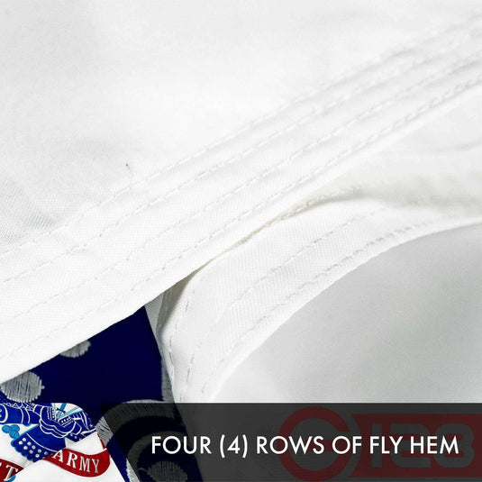 US Army Flag | 3x5 Ft | Double ToughWeave Series Double Sided Embroidered 210D Polyester | Military Flag Embroidered Design Indoor Outdoor Brass Grommets Heavy Duty 3 ply - Skoutley Outdoors LLC