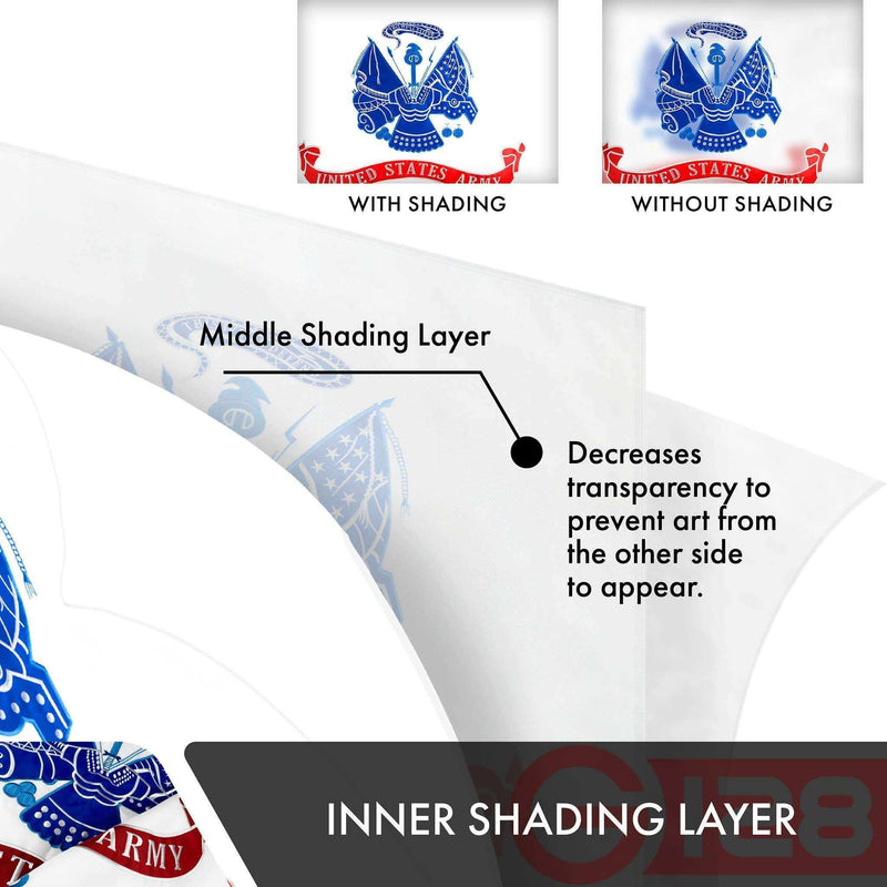 Load image into Gallery viewer, US Army Flag | 3x5 Ft | Double ToughWeave Series Double Sided Embroidered 210D Polyester | Military Flag Embroidered Design Indoor Outdoor Brass Grommets Heavy Duty 3 ply - Skoutley Outdoors LLC
