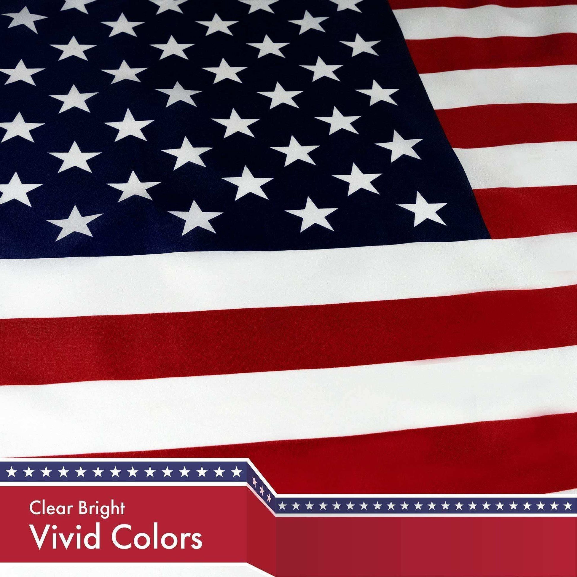 Combo Pack: USA American Flag 3x5 Ft 150D Printed Stars & Gadsden (Dont Tread On Me) Flag 3x5 Ft 150D Printed - Skoutley Outdoors LLC