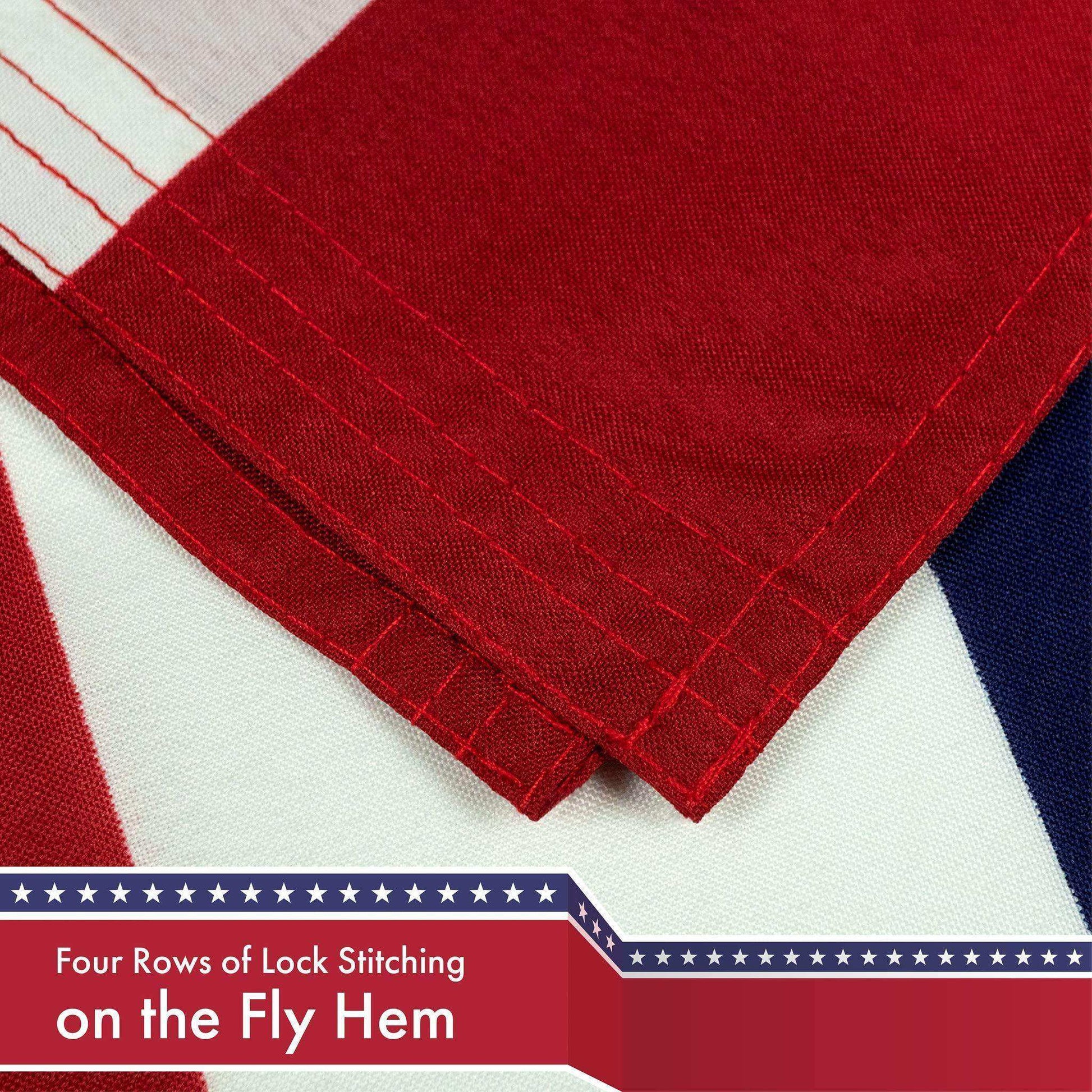 Combo Pack: USA American Flag 3x5 Ft 150D Printed Stars & Gadsden (Dont Tread On Me) Flag 3x5 Ft 150D Printed - Skoutley Outdoors LLC