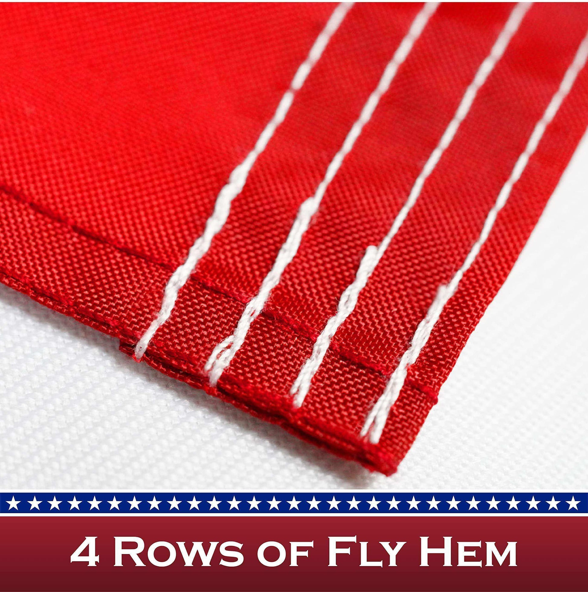 American USA Flag | 3x5 Ft | ToughWeave Series Pole Sleeve Embroidered 210D Polyester | Country Flag Embroidered Stars Sewn Stripes Indoor Outdoor NO Flagpole Included - Skoutley Outdoors LLC