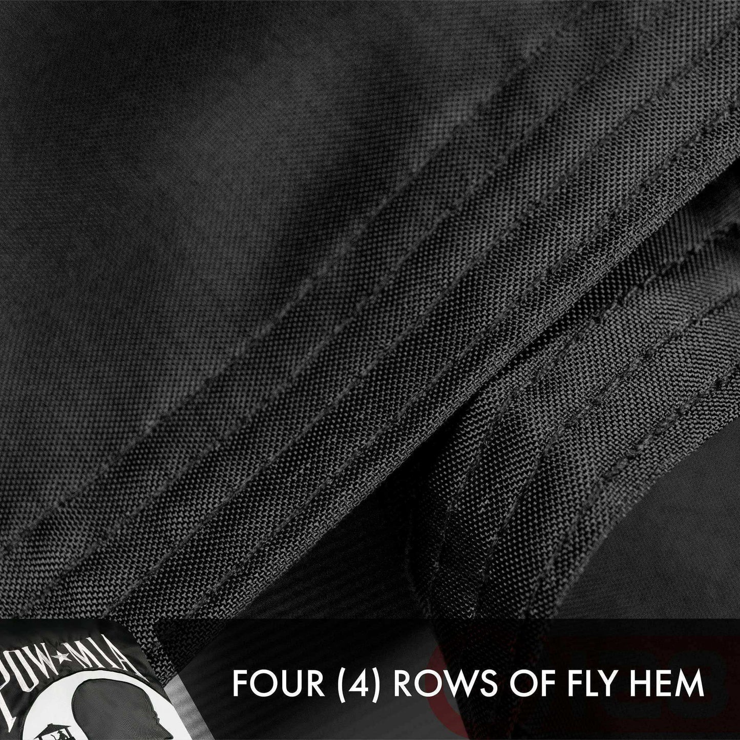 POW MIA Flag | 3x5 Ft | Double ToughWeave Series Double Sided Embroidered 210D Polyester | Embroidered Design Indoor Outdoor Brass Grommets Heavy Duty 2 ply - Skoutley Outdoors LLC