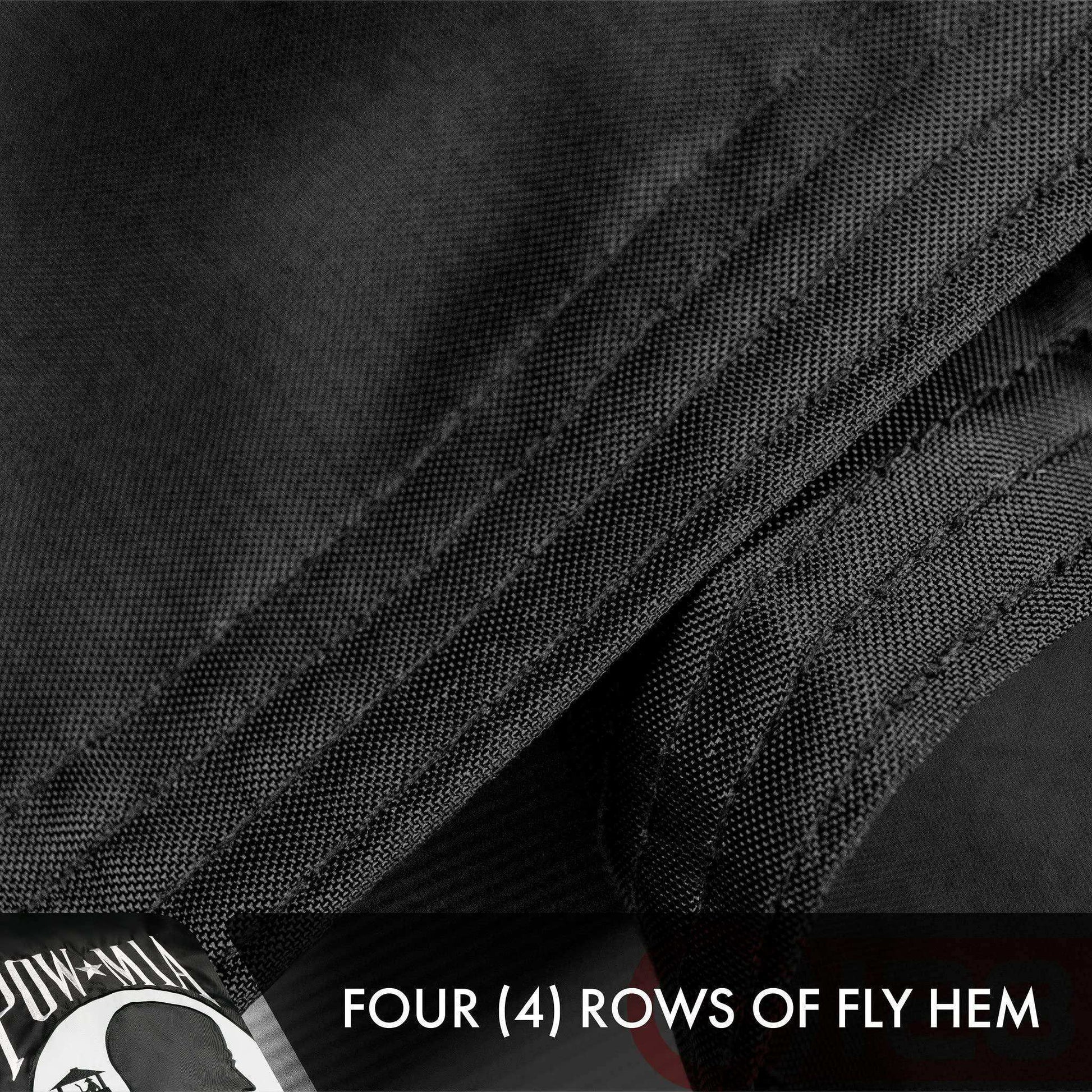POW MIA Flag | 3x5 Ft | Double ToughWeave Series Double Sided Embroidered 210D Polyester | Embroidered Design Indoor Outdoor Brass Grommets Heavy Duty 2 ply - Skoutley Outdoors LLC
