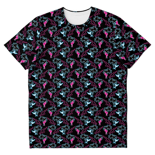 Rad Palm Neon Attack T-Shirt