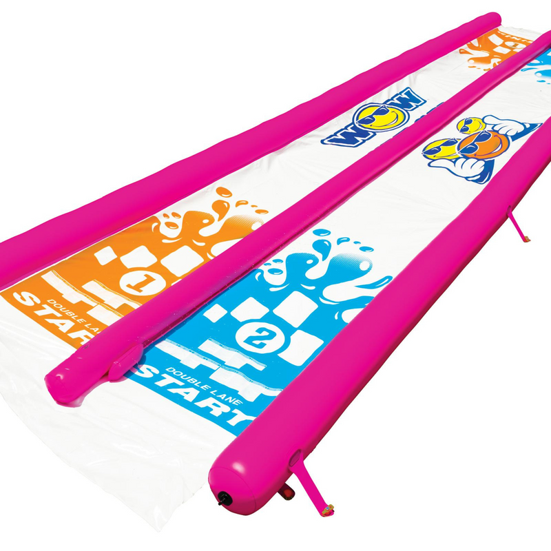 Load image into Gallery viewer, WOW Watersports Giant Backyard Double Lane Lawn Slide
