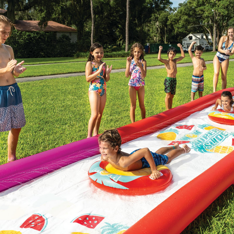 Load image into Gallery viewer, WOW Watersports Giant Backyard Double Lane Lawn Slide

