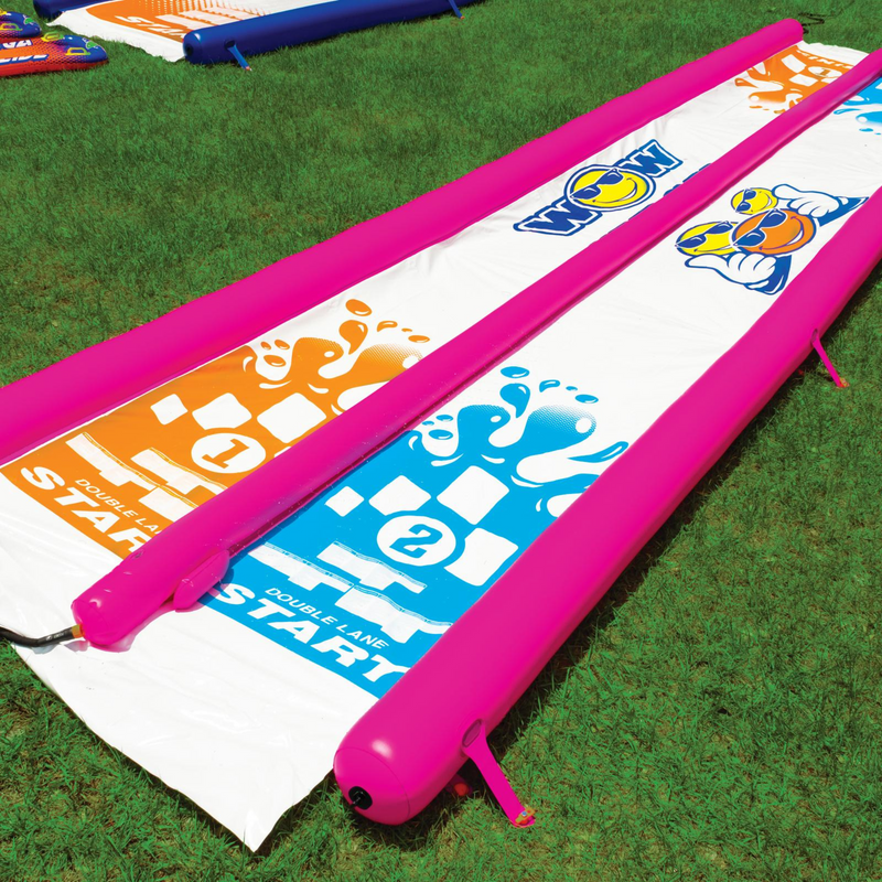 Load image into Gallery viewer, WOW Watersports Giant Backyard Double Lane Lawn Slide
