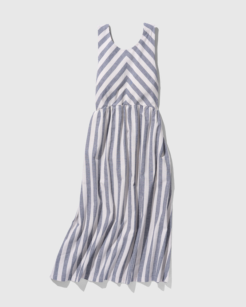 Load image into Gallery viewer, SoftHemp™ Chambray Midi Dress
