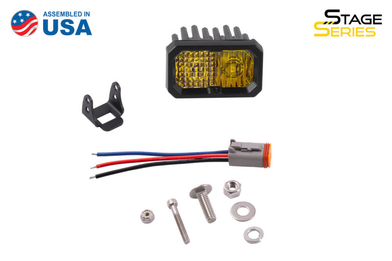 Load image into Gallery viewer, Diode Dynamics Stage Series 2 In LED Pod Pro - Yellow Fog Standard ABL Each
