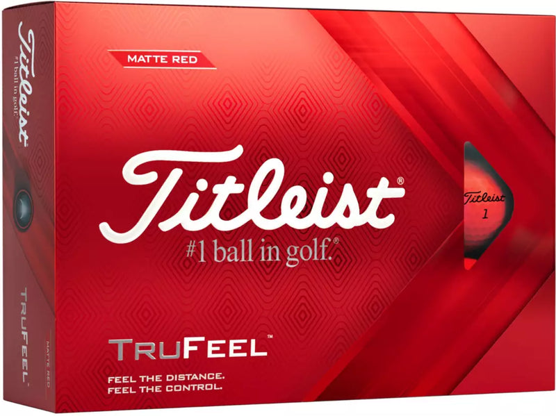 Load image into Gallery viewer, Titleist 2022 TruFeel Red Golf Balls
