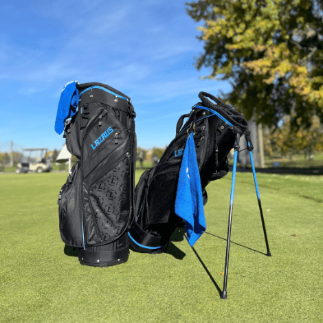 Load image into Gallery viewer, Lazrus Golf Premium Black Golf Bags

