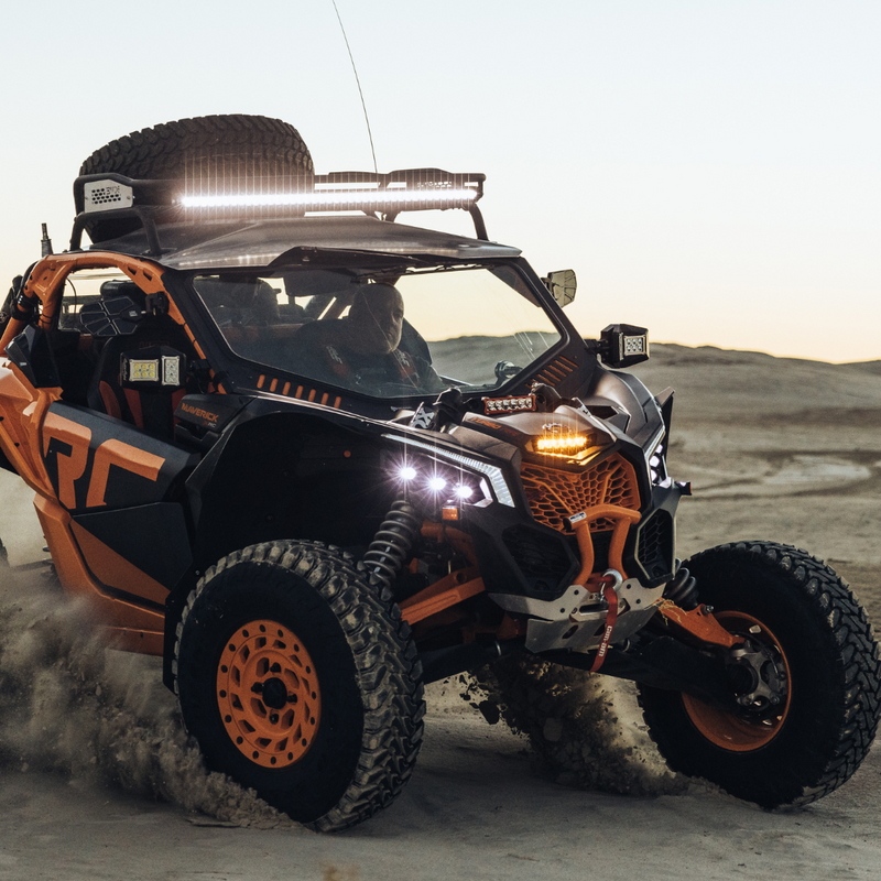 Load image into Gallery viewer, Can-Am Maverick X3 6 Inch Hood Scoop LED Light Bar
