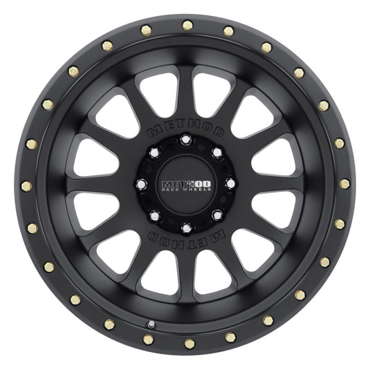 Method MR605 NV 20x9 -12mm Offset 8x170 124.9mm CB Matte Black Wheel