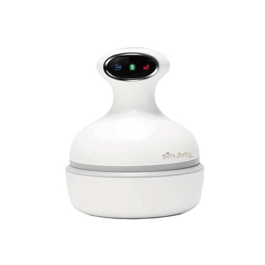 Bella2Bello Armona Electric 3D Vibrating Scalp Head & Body Massager (White) 10386