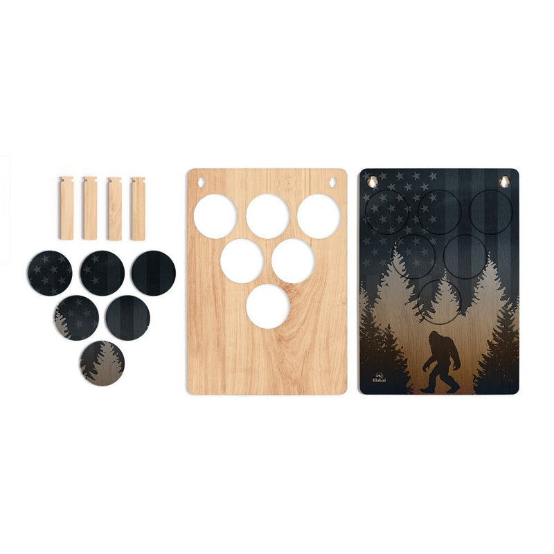 Load image into Gallery viewer, 22-in × 31-in Wood Travel Cornhole Boards Set | Cornhole Pong Collection
