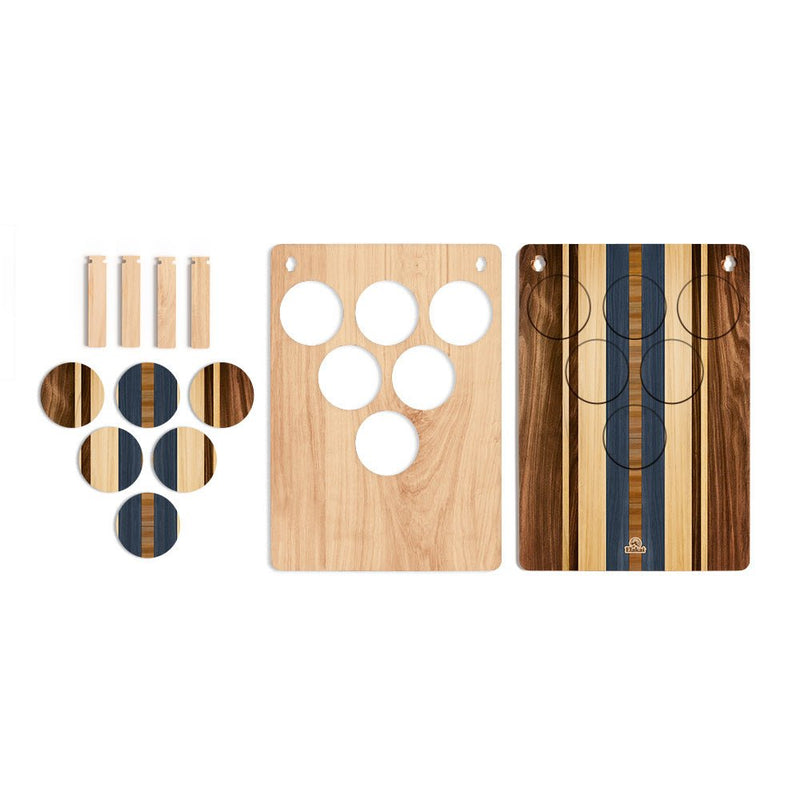 Load image into Gallery viewer, 22-in × 31-in Wood Travel Cornhole Boards Set | Cornhole Pong Collection
