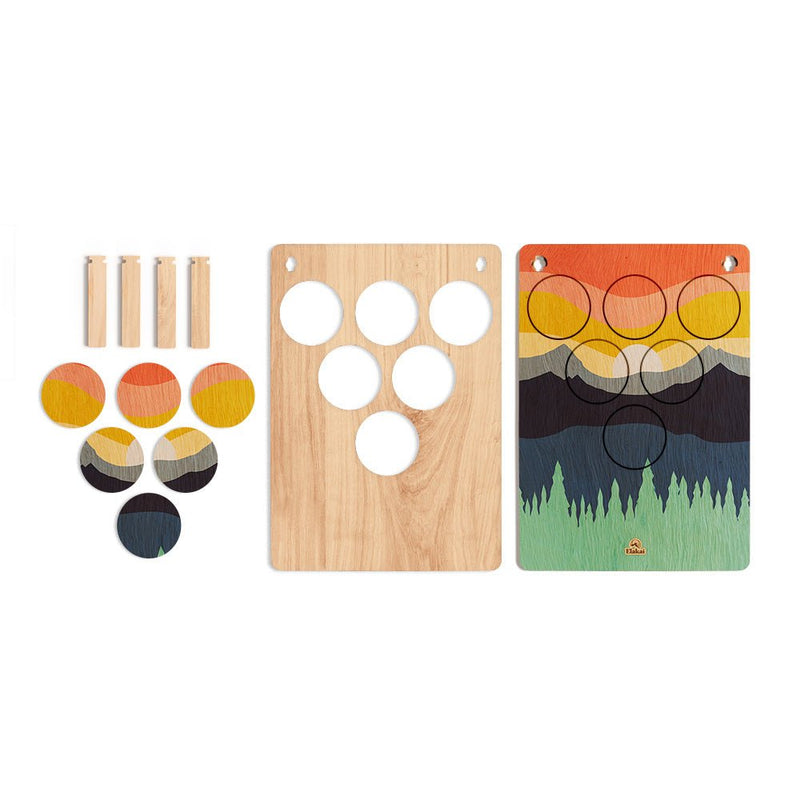 Load image into Gallery viewer, 22-in × 31-in Wood Travel Cornhole Boards Set | Cornhole Pong Collection
