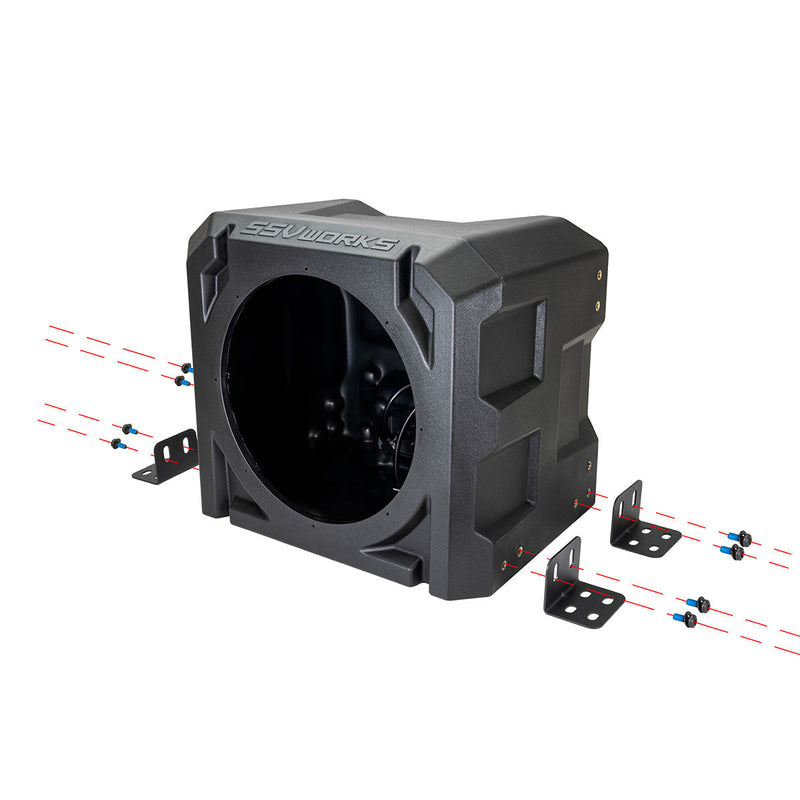 Load image into Gallery viewer, Universal 10-Inch Subwoofer Enclosure - High-Strength Rotomolded Design, Durable &amp; Weather-Resistant, Perfect for Car, Truck, Boat or UTV Audio Upgrades, Enhanced Bass Performance
