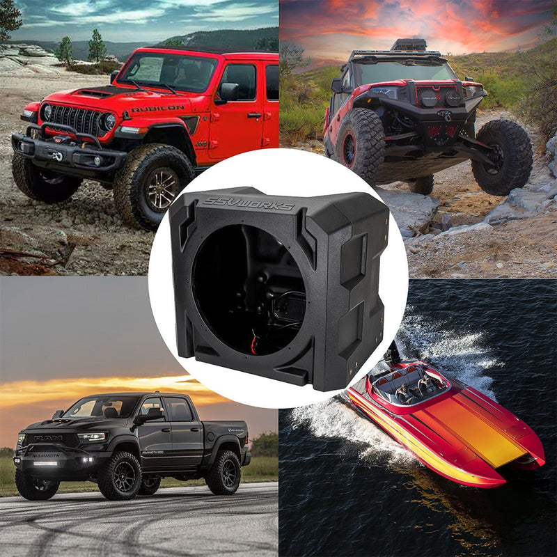 Load image into Gallery viewer, 10" Universal Sub Box Enclosure
