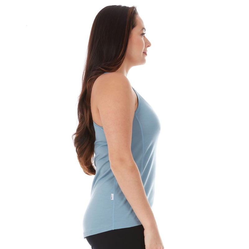 Load image into Gallery viewer, Microweight Women's Wool Racerback Tank Top - Woolverino
