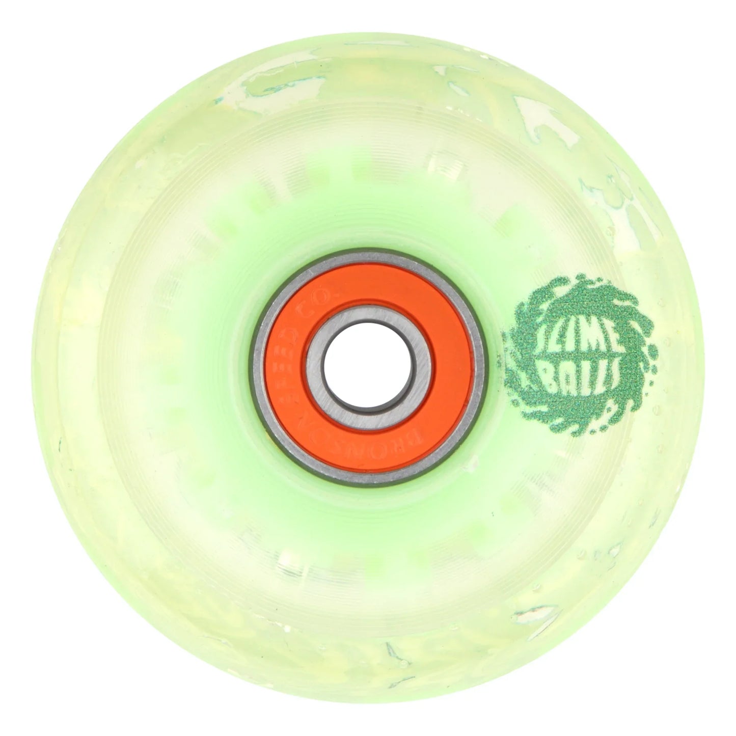 Slime Balls Jelly Fish Light Ups OG Slime Wheels 60mm 78a - Glow In The Dark (Set of 4)