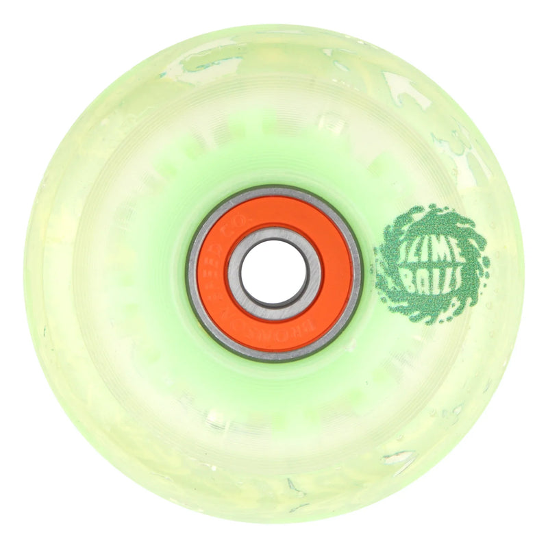 Load image into Gallery viewer, Slime Balls Jelly Fish Light Ups OG Slime Wheels 60mm 78a - Glow In The Dark (Set of 4)
