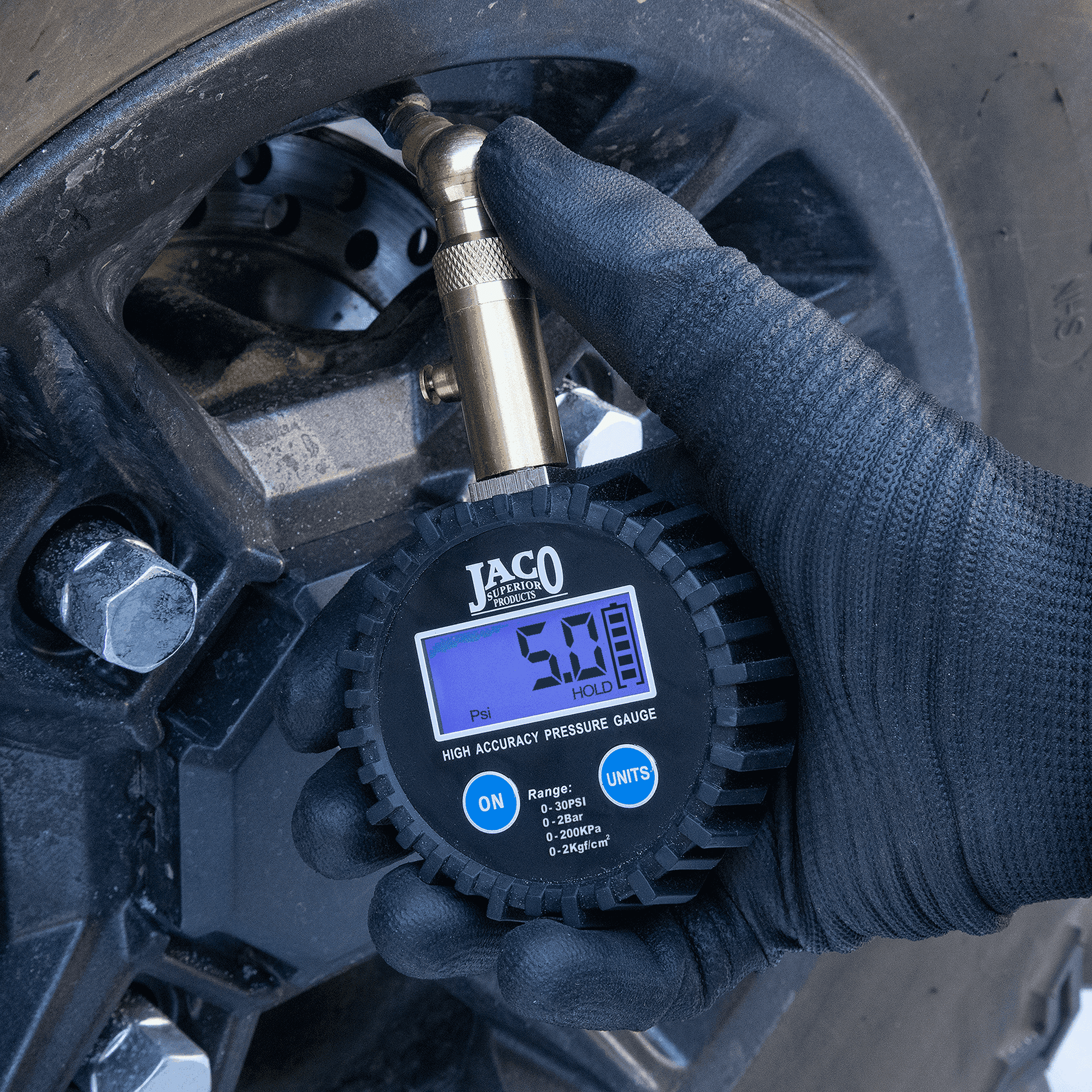 Elite® Digital Low Pressure Tire Gauge - Professional Accuracy - 30 PSI - Skoutley Outdoors LLC