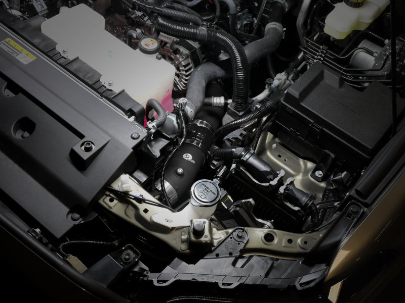 Load image into Gallery viewer, aFe 2024+ Toyota Tacoma BladeRunner  2.5in &amp; 3in Aluminum Hot &amp; Cold Charge Pipe Kit - Black
