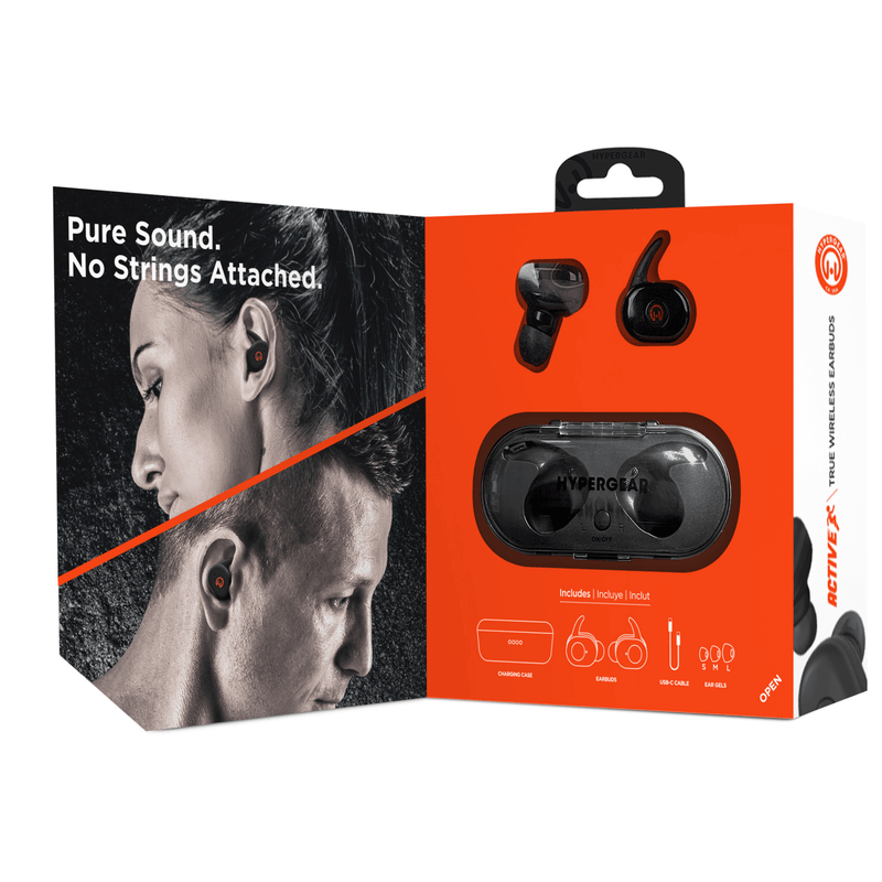 Load image into Gallery viewer, HyperGear Active True Wireless Earbuds with USB-C Connector
