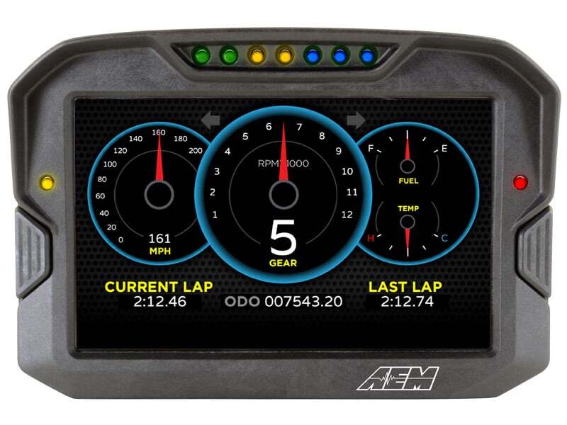 Load image into Gallery viewer, AEM CD-7 Non Logging Race Dash Carbon Fiber Digital Display (CAN Input Only) 30-5700
