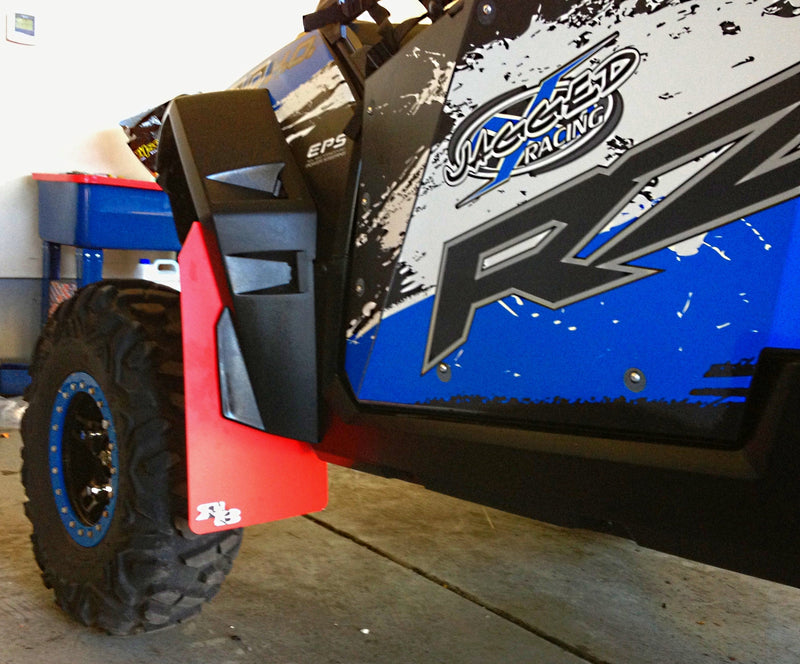 Load image into Gallery viewer, Polaris RZR 900, RZR 4 900, 11-14 Mud Flaps, FRONT
