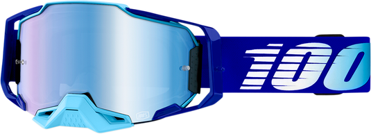 100% Armega Goggles - Royal - Blue Mirror 50005-00004