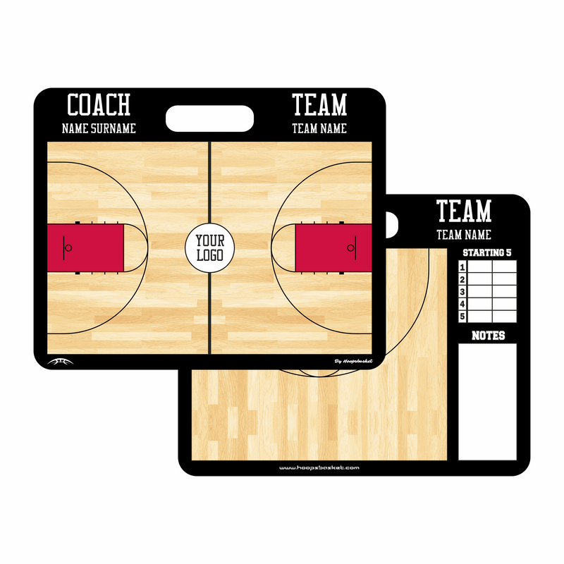 Load image into Gallery viewer, Custom High School Basketball Coaching Board 11.4 x 9.4 in (Magnetic)
