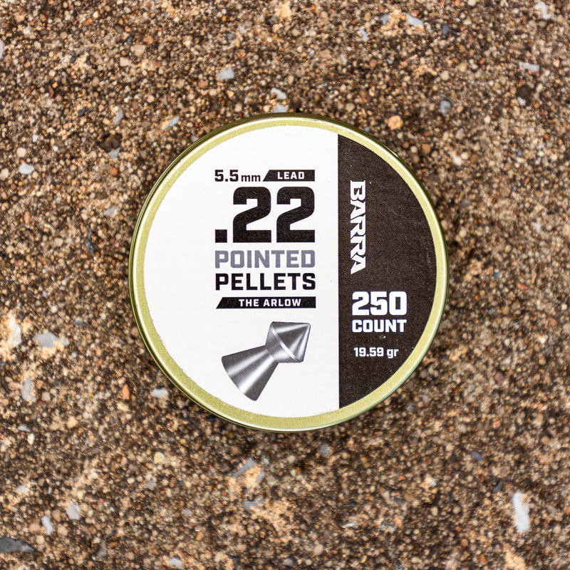 Load image into Gallery viewer, Arlow Pointed Tip .22 Caliber Pellets - 250 Count
