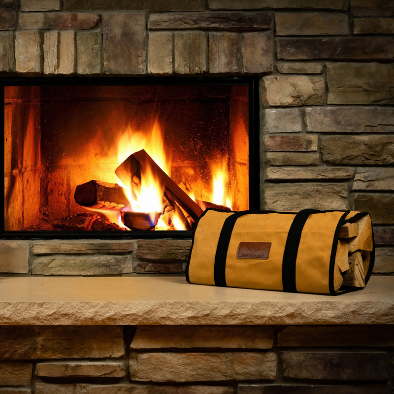 Load image into Gallery viewer, Tote Shape Canvas Firewood Log Carriers
