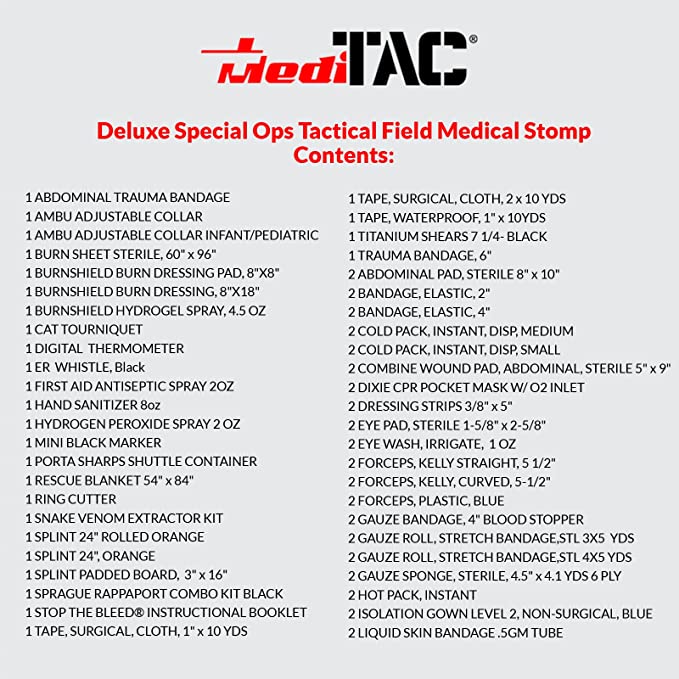 Load image into Gallery viewer, Deluxe Tactical Medical Kit with CAT Tourniquet &amp; Bleeding Control
