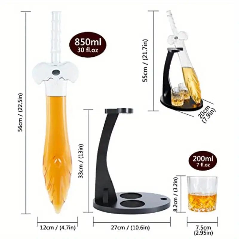 Load image into Gallery viewer, Legendary Sword Decanter Gift Set
